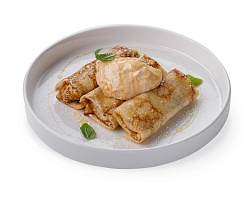 Блины с творогом